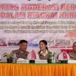 Penguatan Moderasi Beragama Dalam Bingkai NKRI di Aula Kantor Desa Prowasari, Kecamatan Torue, Kabupaten Parigi Moutong, Kamis (31/7/2025). (©Satgas Ops Madago Raya)