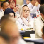 Wawali Palu Imelda Liliana Muhidin (tengah) pada forum pembentukan Aswakada di Yogyakarta, Kamis (3/7/2025). (Foto: Prokopim Setda Kota Palu)