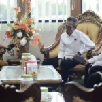 Wali Kota Palu Hadianto Rasyid menerima kunjungan Rektor UIN Datokarama Palu di ruang kerjanya, Selasa (1/7/2025). (Foto: Prokopim Setda Kota Palu/Imron)