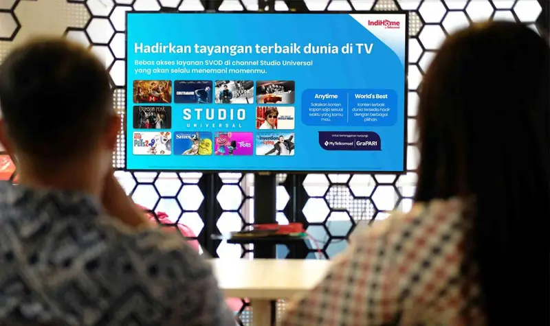 Ilustrasi Channel TV (@Telkomsel)