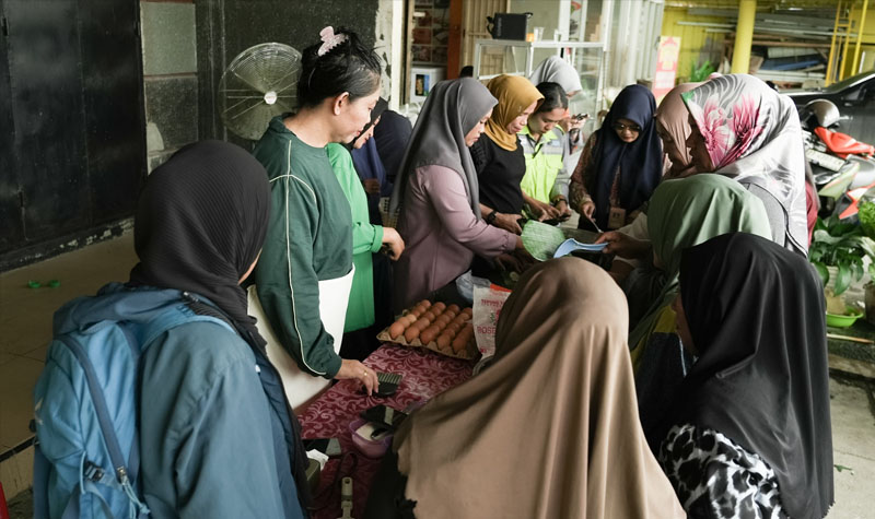 Pelatihan keterampilan bagi perempuan oleh PT Vale di Pomalaa, Sultra, Rabu (9/7/2025). (Foto: PT Vale Indonesia)