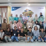 Foto bersama pada pelatihan jurnalistik di Morowali, Senin (21/7/2025). (Foto: PT Vale)