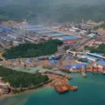 Kawasan industri berbasis nikel PT Indonesia Morowali Industrial Park (IMIP) di Morowali, Sulawesi Tengah.. (©PT. IMIP)
