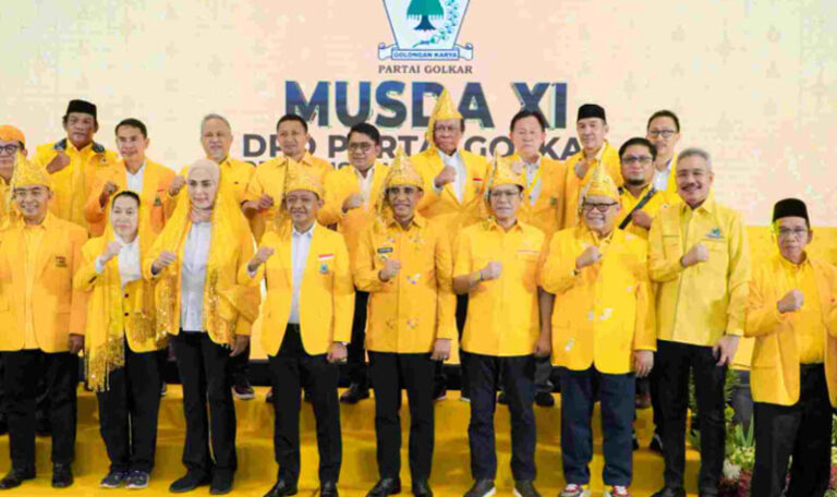 Musda DPD Partai Golkar Sulteng di palu, Minggu (24/8/2025). (©Panitia Musda Gokar Sulteng)