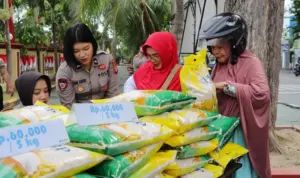 Polresta Palu dan Bulog Jual 10 Ton Beras di GPM