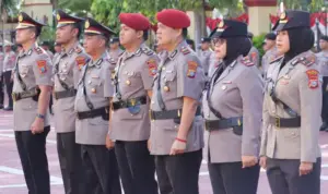 Polresta Palu Gelar Pisah Sambut Pejabat Hasil Mutasi Internal Polda Sulteng