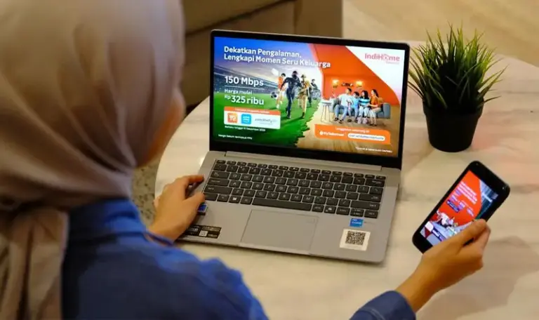 Ilustrasi aket IndiHome & Telkomsel One Terbaru. (©Telkomsel)
