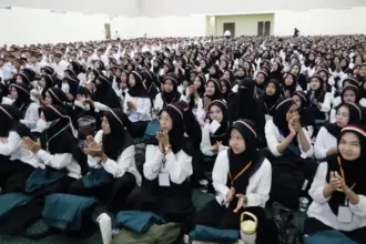 Mahasiswa baru UIN Datokarama mengikuti Pengenalan Budaya Akademik, Rabu (27/9/2025). (©Humas UIN Datokarama)