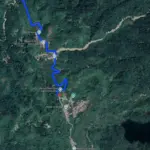 Lokasi Desa Namo, Kecamatan Kulawi, Sigi yang dilanda banjir bandang, Kamis (14/8/2025) petang. (©googlemaps)