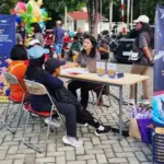 Layanan okonsultasi hukum oleh Kemenkum di momen CFD di Lapangan Vatulemo Palu, Minggu (10/8/2025). (©Kemenkum Sulteng)