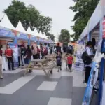 Suasana Expo Gebyar RUmah Merdeka di Lpaangan Vatulemo, Sabtu (30/8/2025). (©Prokopim Setda Kota Palu/Imron)