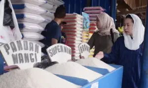 Wawali Palu Sidak Distributor Beras, Harga Berkisar Rp14-16 Ribu per Kg