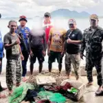 Dua tersangka pelaku ilegal fishing ditangkap tim gabungan di Perairan Talatako, Rabu (6/8/2025). (©Humas Polairud Tojo Unauna)