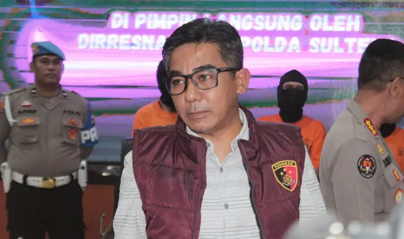 Direktur Reserse Narkoba Polda Sulteng Kombes Pol Pribadi Sembiring. (©Humas Polda Sulteng)
