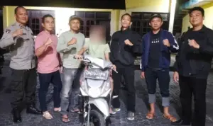 Pura-pura Cari Sumbangan, Tau-taunya Curi Sepeda Motor