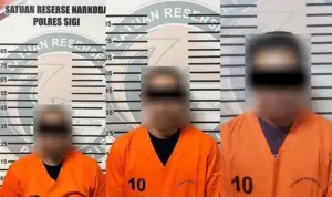 Polres Sigi Bongkar Jaringan Narkoba di Palolo, Tiga Tersangka Ditangkap