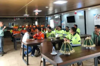 Pembukaan Fresh Operator Training Program bagi generasi muda desa binaan PT Vale di Morowali, Kamis (21/8/2025). (©PT Vale Indonesia)