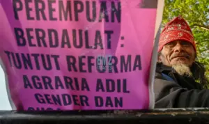 Hari Tani Nasional, SP Palu Tuntut Pencabutan UU Cipta Kerja