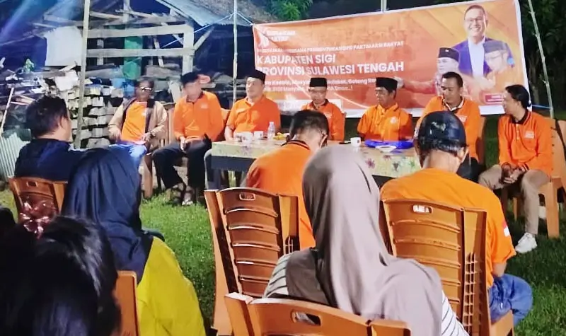 Musyawarah pembentuka DPD Parta Aksi Rakyat di Sigi, Selasa (9/9/2025). (©DPD Partai Aksi Rakyat)