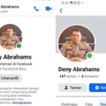 Penampakan akun facebook palsu yang mencatut nama dan foto Kapolresta Palu. (©Humas Polresta Palu)