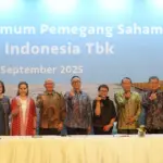 Foto bersama jajaran direksi PT Vale Indonesia usai RUPSLB di Jakarta, Selasa (23/9/2025). (©PT Vale Indonesia)