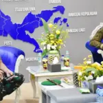 Pangdam) XXIII/Palaka Wira, Mayjen TNI Jonathan Binsar Perluhutan Sianipar bersama Gubernur Sulteng Anwar Hafid, Kamis (4/9/2025). (©Pendam 23/PW)