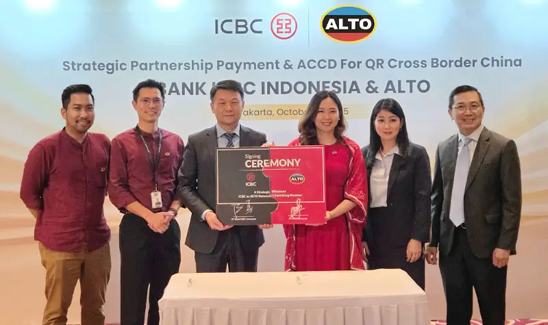 Kerjasama ALTO dengan Bank ICBC Indonesia. (©ALTO)