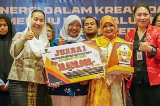 Wawali Imelda pada Innovation Award Kota Palu, Kamis (23/101/2025). (©Prokopim Setda Kota Palu/Jufri)