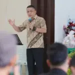 Wali Kota Hadianto Rasyid di pengucapan sykur GPID Jemaat Koinonia, Palu, Minggu (19/10/2025). (© Prokopim Setda Kota Palu/Jufri)