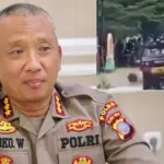 Kabid Humas Polda Sulteng, Kombes Pol Djoko Triwinartono. Inset: tangkapan layar video penggerebekan di kayu Malue. (©Humas Polda Sulteng)