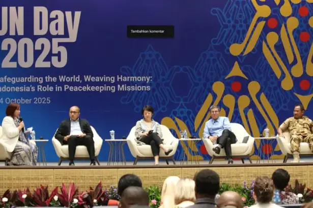 Peringatan 75 tahun kemitraan Indonesia dengan PBB di Jakarta, Juma t(24/10/2025). (©UN Indonesia/Kevin Surya)