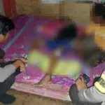 Korban digigit buaya setelah dievakuasi. (©Humas Polres Touna)