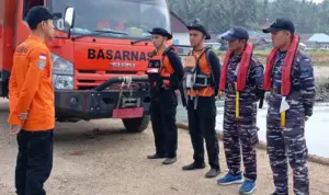 Operasi SAR Pencari Batu Terjatuh dari Perahu di Perairan Morowali
