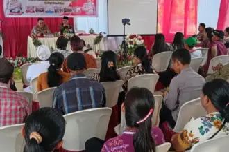 Penguatan moderasi beragama dengan sosialisasi di Desa Masari, Parigi Moutong, Kamis (16/10/2025). (© Satgas Madago Raya)
