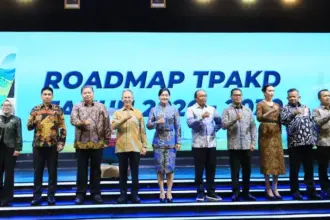 Rapat Koordinasi Nasional Tim Percepatan Akses Keuangan Daerah (Rakornas TPAKD) 2025 yang digelar di Jakarta, Jumat (10/10/2025). (© OJK)