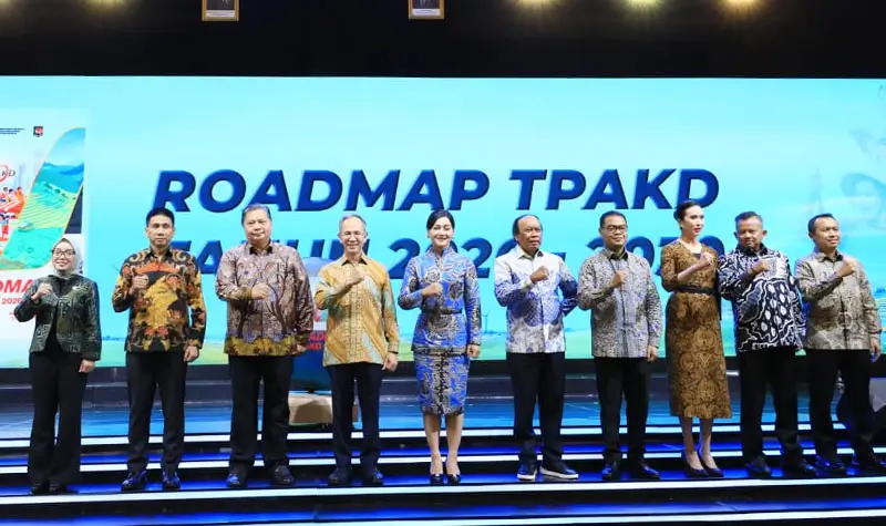 Rapat Koordinasi Nasional Tim Percepatan Akses Keuangan Daerah (Rakornas TPAKD) 2025 yang digelar di Jakarta, Jumat (10/10/2025). (© OJK)