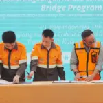 Penandantangan kerjasama strategis antara PT Vale Indonesia dan Huayou di Kolaka, Rabu (8/10/2025). (© Pt Vale Indonesia)