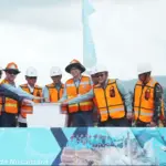 Penekanan tombol menandai dimulainya aktivitas penambangan nikel di IGP Pomalaa, Rabu (8/10/2025). (© PT Vale Indonesia)
