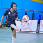 Akyko Micheel Kapito pada sesi latihan. (©HUmas Podla Sutleng)