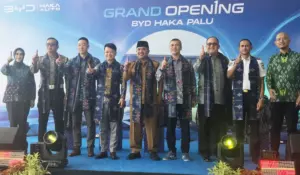 BYD Haka Palu Resmi Dibuka, Showroom Kendaraan Listrik Pertama di Sulteng