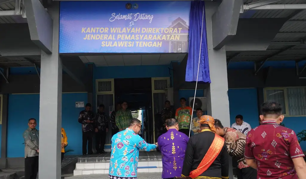 Kanwil Ditjenpas Sulteng Resmi Tempati Gedung Baru