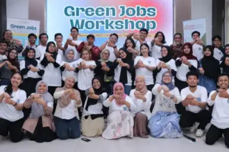 Kegiatann workshop Green Jobs oleh Koaksi di Palu, Kamis (27/11/2025). (©KOAKSI)