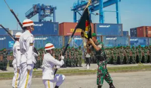 Pangdam XXIII/Palaka Wira Sambut Personel Satuan Brigif TP 30/Karoso Ndaya