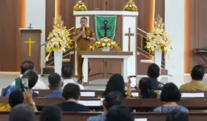 Wali Kota Hadianto Bernostalgia di GPID Eben Haezer Palu