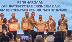 Pemkot Palu Raih Penghargaan Percepatan Penurunan Stunting