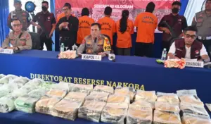 Polda Sulteng Gagalkan Penyelundupan 60 Kg Sabu, 5 Tersangka Ditangkap