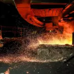 Ilustrasi pengolahan bijih nikel dalam tanur furnance. (©PT Vale Indonesia)