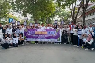 Komunitas Youth Ranger pada Youth Guardian Impact di Car Free Day Palu, MInggu (16/11/2025). (©Firmansyah)