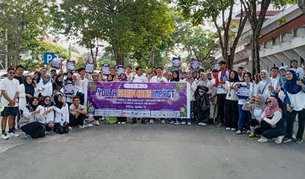 Komunitas Youth Ranger pada Youth Guardian Impact di Car Free Day Palu, MInggu (16/11/2025). (©Firmansyah)