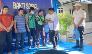 Kanwil Ditjenpas dan Ditjenim Sulteng Gelar Fun Walk, Salurkan Paket Bansos